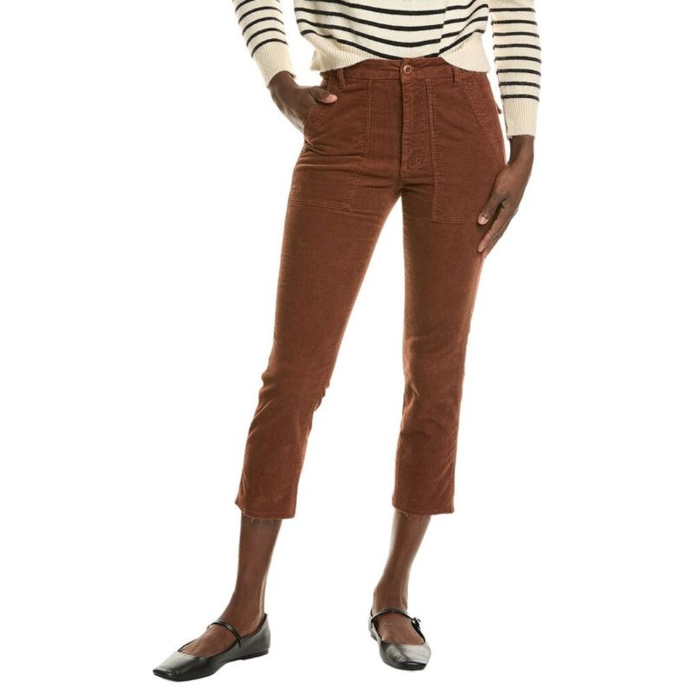 Amo Denim Womens Amo Corduroy Easy Army Trouser, Brown